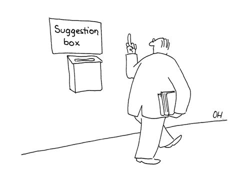 Suggestion Box Finger