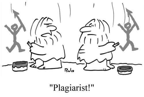 "Plagiarist!"
