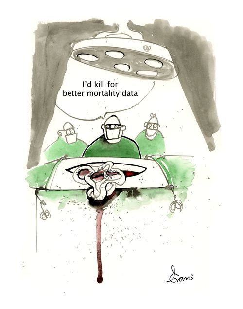 "I'd kill for better mortality data."