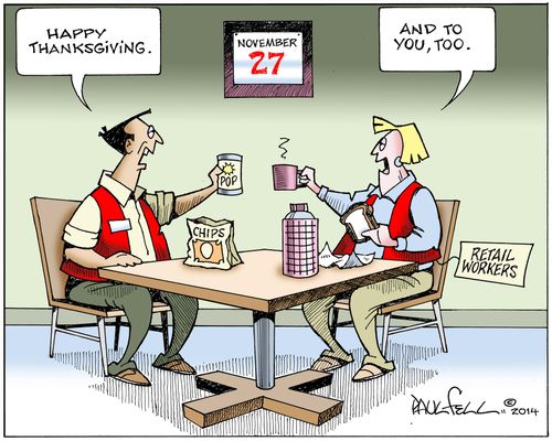 Retail Worker's Thanksgiving