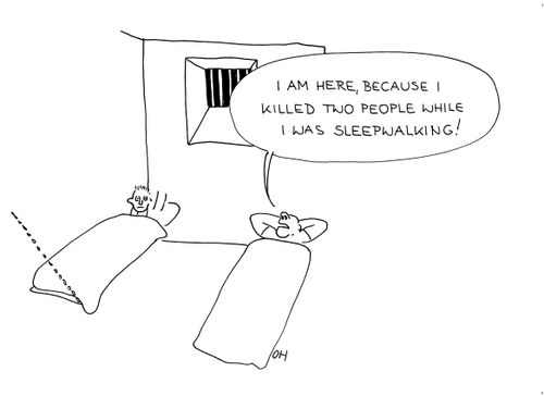 'I am here, because I killed two people while I was sleepwalking!'