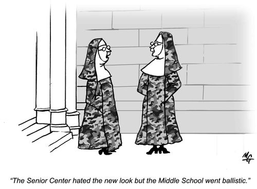 "The Senior Center hated the new look but the Middle School went ballistic."