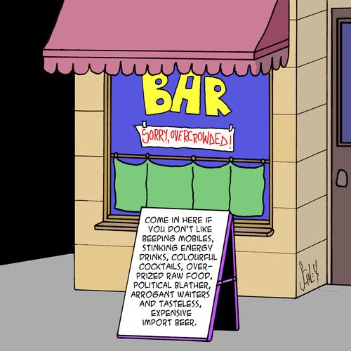 Come in here if you don't like....