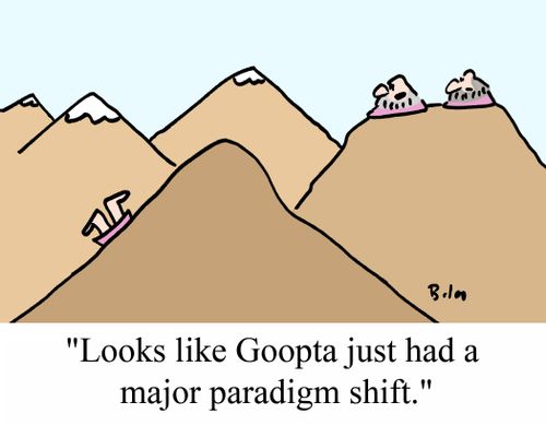 "Looks like Goopta just has a major paradigm shift."
