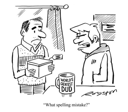 "What spelling mistake?"