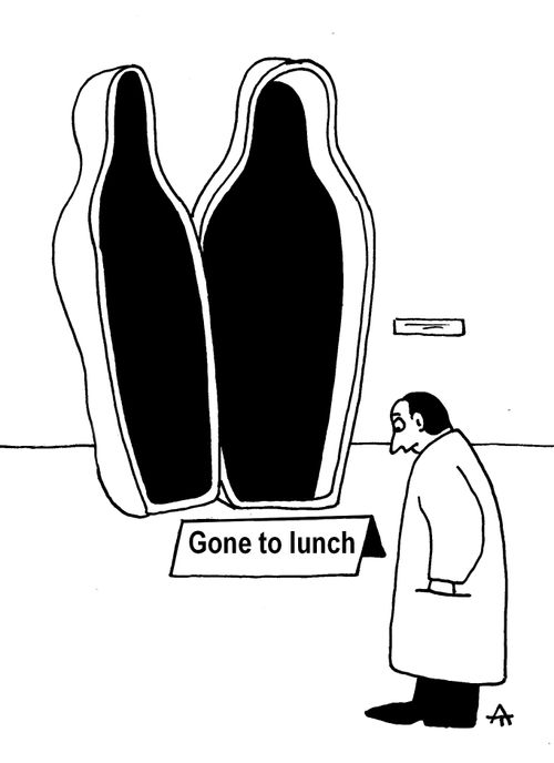 Gone to Lunch.