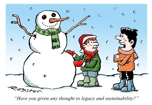 "Have you given any thought to legacy and sustainability?"