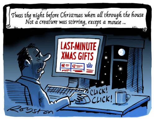 Twas the night before Christmas when all through the house not a creature was stirring, except a mouse ...