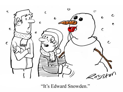 "It's Edward Snowden."