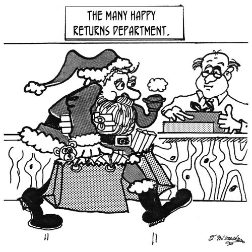 The Many Happy Returns Department