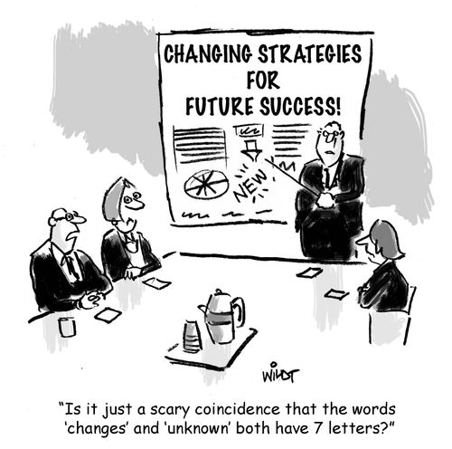 "Is it just a scary coincidence that the words 'changes' and 'unknown' both have 7 letters?"