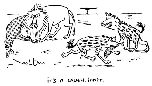 'It's a laugh, innit.'