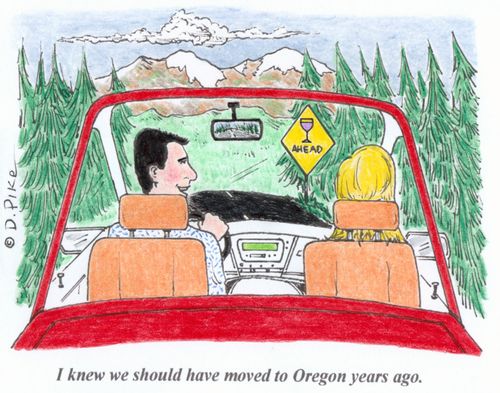 "I knew we should have moved to Oregon years ago."
