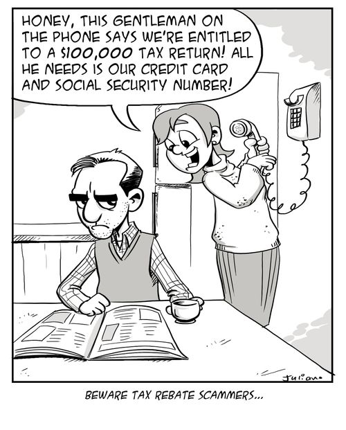 Beware Tax Rebate Scammers...