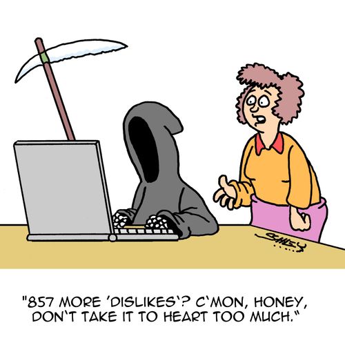 "857 more 'dislikes'? C'mon, honey, don't take it to heart too much."