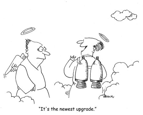 "It's the newest upgrade."