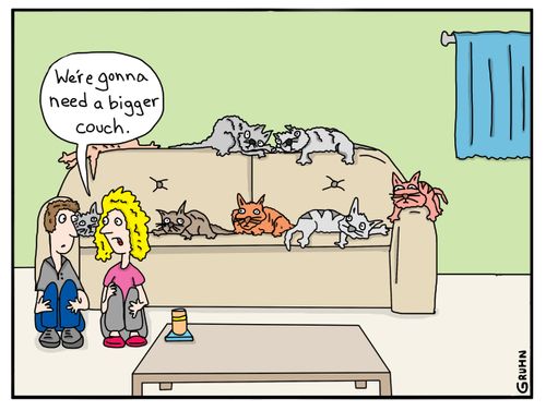 'We're gonna need a bigger couch.'