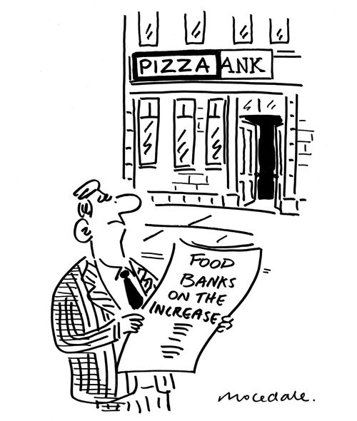 Food banks on the increase...