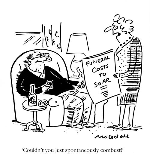 'Couldn't you just spontaneously combust!'