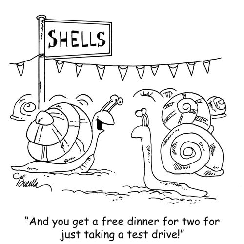 "And you get a free dinner for two for just taking a test drive!"