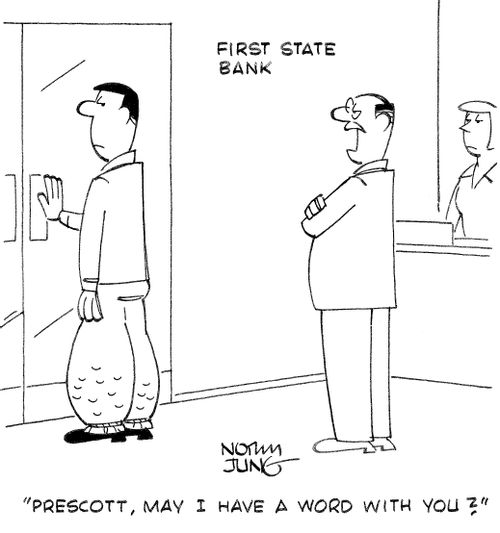 "Prescott, may I have a word with you?"