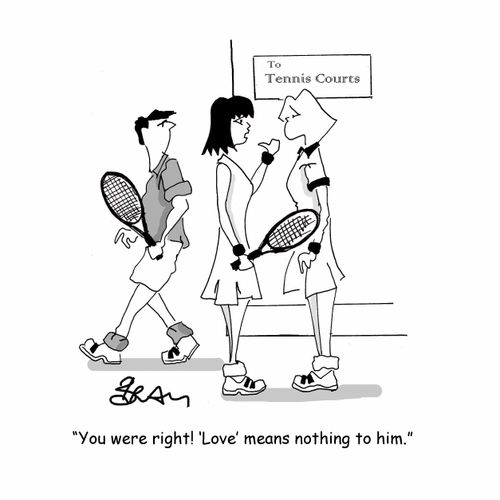 "You were right! 'Love' means nothing to him."