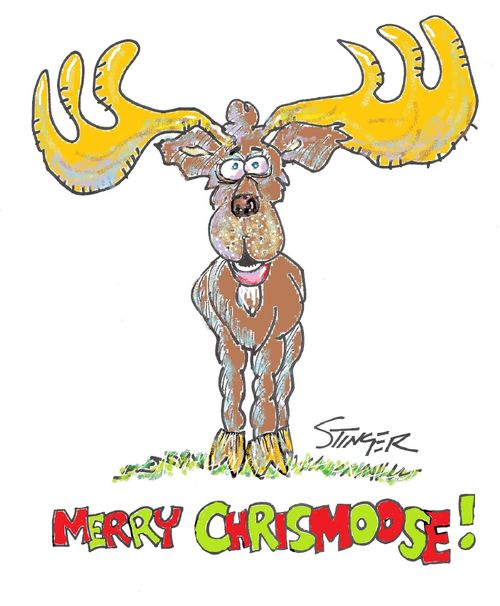Merry Chrismoose!
