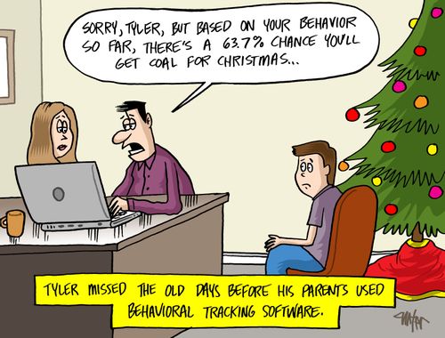 Tyler missed the old days before his parents used behavioral tracking software.
