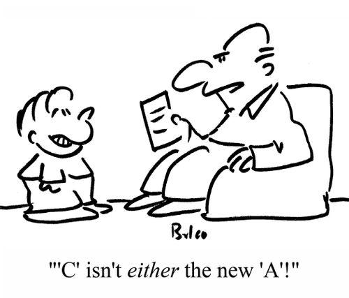 "'C' isn't EITHER the new 'A'!"