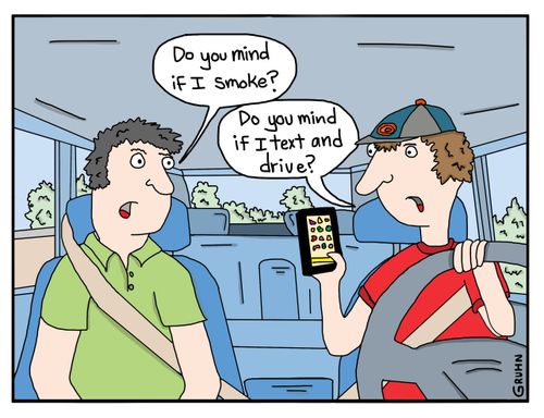 "Do you mind if I smoke?"