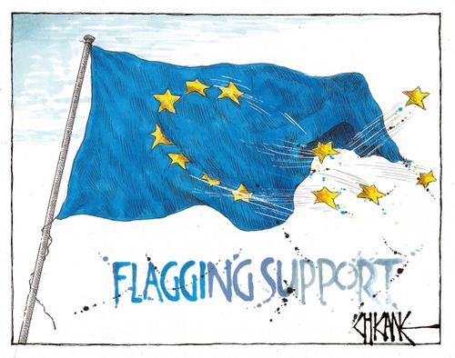 Flagging Support for the EU.