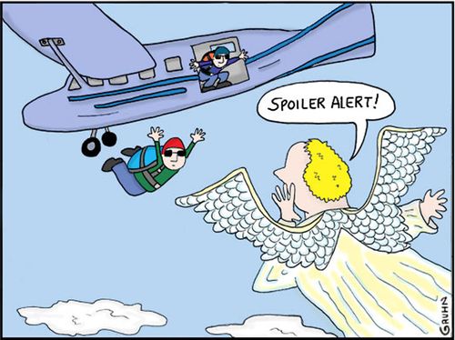 "Spoiler alert!"