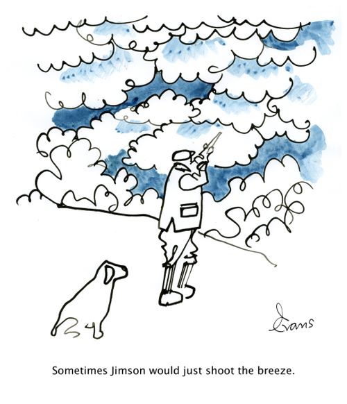 Sometimes Jimson would just shoot the breeze.