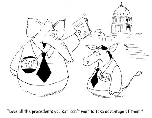 "Love all the precedents you set, can't wait to take advantage of them."