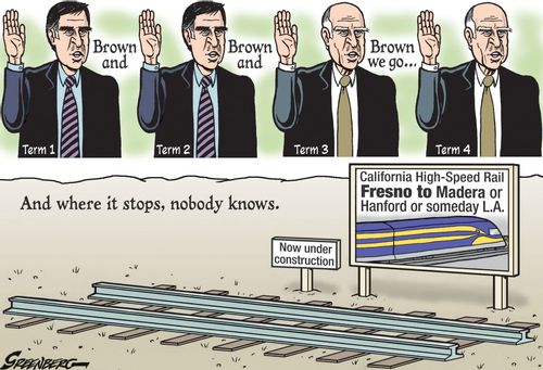 Jerry Brown again. . . and where it stops, nobody knows.