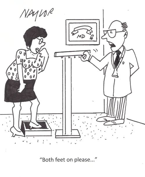 "Both feet on please..."