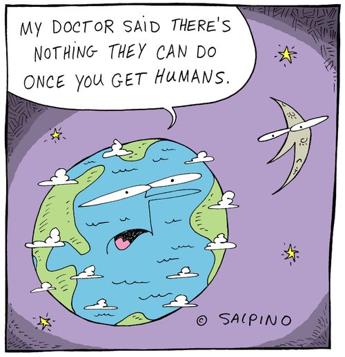 "My doctor said there's nothing they can do once you get humans."