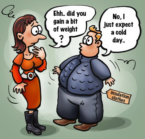 "Ehh....did you gain a bit of weight?"
