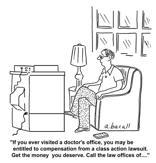 "If you ever visited a doctor's office, you may be entitled to compensation from a class action lawsuit. Get the money you deserve. Call the law offices of..."