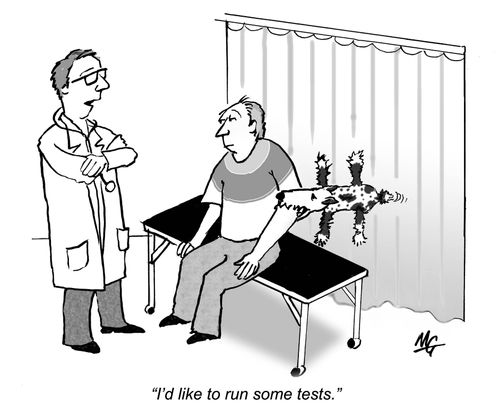 "I'd like to run some tests."