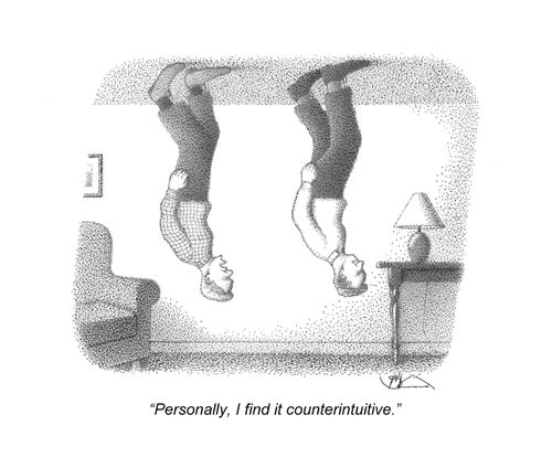 "Personally, I find it counterintuitive."