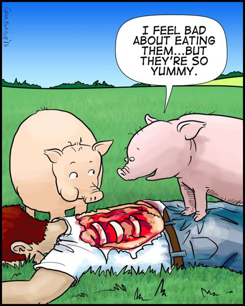 "I feel bad about eating them...but they're so yummy."