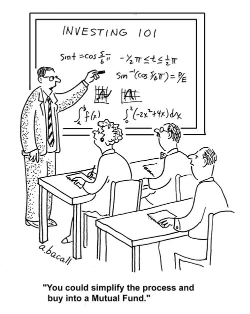 "You could simplify the process and buy into a Mutual Fund."