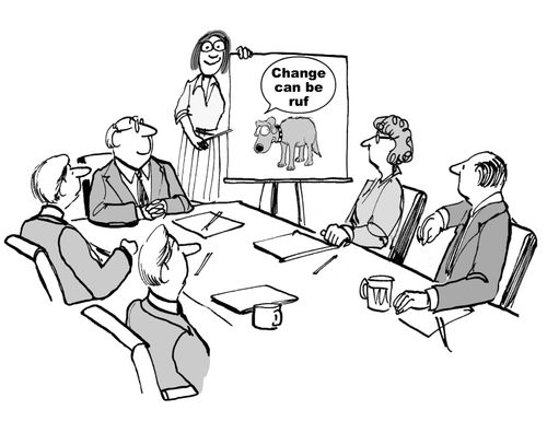 Change Management: Change can be ruf.