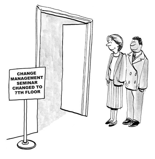 Change Management Seminar Changed to 7th Floor