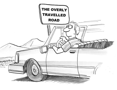 The overly travelled road