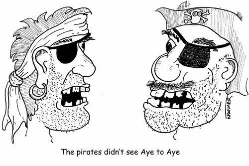 The pirates didn't see Aye to Aye.