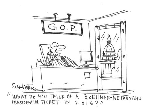 "What do you think of a Boehner-Netanyahu presidential ticket in 2016?"