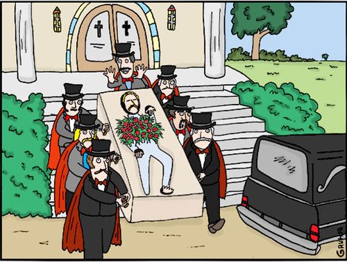 Magicians funeral