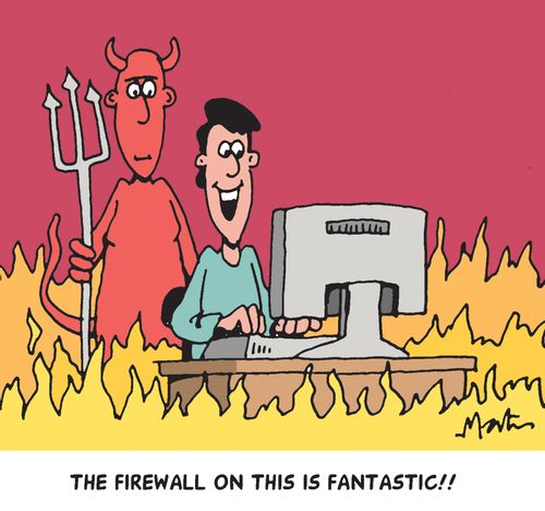 "The firewall on this is fantastic!!"